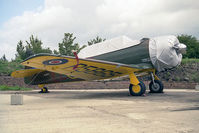 N13631 @ EGSX - CCF Harvard 4 as P5865 'Super Slug' at her home base of North Weald in 1990. - by Malcolm Clarke