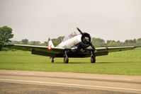 G-BGOR @ EGBR - North American Harvard III at Breighton Airfield in 2003. - by Malcolm Clarke