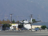 N40PG @ CCB - Touching down on runway 24 - by Helicopterfriend