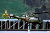 V-269 @ LSMA - take of from the helo flightline at Alpnach. - by Joop de Groot