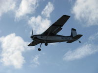 N2982A @ SZP - 1953 Cessna 180, Continental O-470-A 225 Hp, 1st year of production, landing Rwy 04 - by Doug Robertson