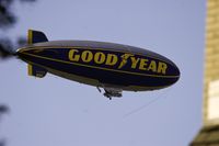 N3A - Goodyear Blimp (N3A) overflies Aurora Illinois - by Thomas D Dittmer