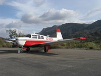 N7183V @ SZP - 1975 Mooney M20F EXECUTIVE, Lycoming IO-360-A1A 200 Hp - by Doug Robertson