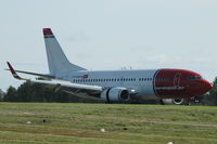 LN-KHC @ ENRY - Norwegian Air Shuttle 737 at Rygge airport, Norway. - by Henk van Capelle