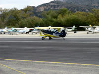 N80AS @ SZP - 1992 Pitts Aerobatics S-2B, Lycoming AEIO-540, three-blade MT prop, landing Rwy 04 - by Doug Robertson