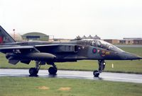 XX845 @ EGQS - Jaguar T.2 working with 226 Operational Conversion Unit at Lossiemouth seen there in May 1986. - by Peter Nicholson