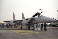 80-0046 @ EGCN - McDonnell Douglas F-15C Eagle. From 57FS Keflavik at RAF Finningley Air Show in 1992 - by Malcolm Clarke