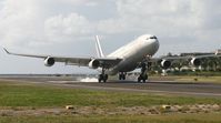 F-GLZM @ TNCM - Airfrance landing at St Maarten - by SHEEP GANG