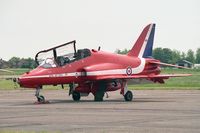 XX252 @ EGTC - British Aerospace Hawk T1 at Cranfield's celebration of the 50th anniversary of the College of Aeronautics in 1996. - by Malcolm Clarke