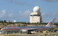 N641AA @ TNCM - American airlines taxing to the holding point A