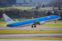 PH-BXK @ LSZH - KLM Boeing 737-800