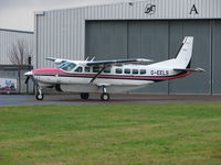 G-EELS @ EGBJ - Glass Eels Cessna Caravan at home Staverton base - by Terry Fletcher