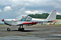 G-CBWG @ EGBP - Evektor EV-97A Eurostar [PFA 315-13918] Kemble~G 10/07/2004. Seen at the PFA Fly in 2004 Kemble UK. - by Ray Barber