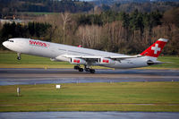 HB-JMH @ LSZH - Swiss Airbus A340-300