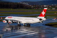 HB-JMH @ LSZH - Swiss Airbus A340-300