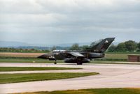 ZD996 @ EGQS - Tornado GR.1A of 2 Squadron at RAF Marham preparing for take-off at RAF Lossiemouth in May 1990. - by Peter Nicholson