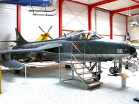 J-4098 - Hawker Hunter F58 J-4098 Swiss Air Force int her Hermerskeil Museum Flugausstellung Junior