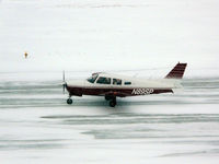 N89SP @ KBTL - After landing runway 23 KBTl on a winter day