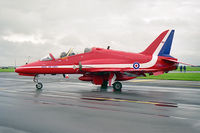 XX264 @ EGXW - British Aerospace Hawk T1A. From the RAF Red Arrows, Scampton at RAF Waddington's Photocall 94. - by Malcolm Clarke