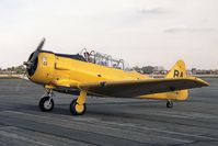 G-DDMV @ EGTC - North American T-6G Texan at Cranfield Airport in 1990. - by Malcolm Clarke
