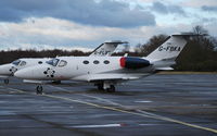 G-FBKA @ EGLK - Citation Mustang at Blackbushe - by moxy
