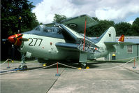 XG797 @ EGSU - This Gannet ECM.6 was one of the aircraft parked outside due to hangar maintenance. - by Joop de Groot