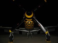 N83KD @ I69 - Mustang at night - by Kevin Kuhn
