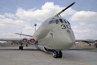 XV230 @ EGWZ - Hawker Siddeley Nimrod MR2. At RAF Alconbury's Air Tattoo in 1990. - by Malcolm Clarke
