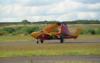 G-CVIX @ EGFH - Testing G-CVIX at Swansea Airport prior to flight on 29 May 2000 - by Roger Winser