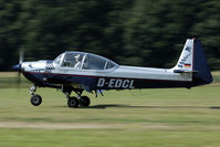 D-EDCL @ EBDT - arriva at the 2009 old-timer fly-in. - by Joop de Groot
