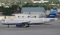 N638JB @ TNCM - Jet blue taxing to the gates - by SHEEP GANG