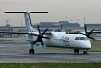 G-JECI @ EGCC - Taxiing by the Viewing Park, heading for departure. - by MikeP