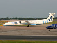G-JECP @ EGCC - Vacated & heading to parking. - by MikeP