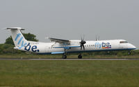G-JECV @ EGCC - Setting down on Runway 05R. - by MikeP