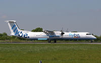 G-KKEV @ EGCC - Setting down on Runway 05R. - by MikeP