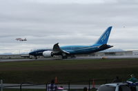 N787BA @ PAE - FIRST  FLIGHT