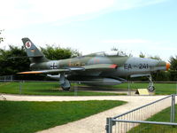 EA 241 - Republic RF-84F Thunderflash EA+241 German Air Force in the Hermerskeil Museum Flugausstellung Junior - by Alex Smit