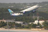 F-OFDF @ TNCM - Air caraibes departing st maarten for haiti - by Daniel jef