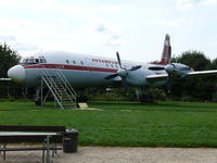 DDR-STH - Ilyushin Il18V Coot DDR-STH Interflug in the Hermerskeil Museum Flugausstellung Junior