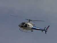 N30NT @ CCB - Turning final south of Cable to land at Ontario PD heliport - by Helicopterfriend