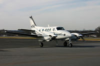 N37HC @ KEHO - Right engine just shut down and the prop is transitioning into feather. - by Jamin
