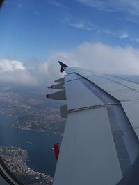 F-WWJB @ LTBA - Bosphorus from the window of A380 approaching to Istanbul - by aeroengineer1