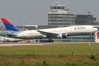 N176DZ @ EGCC - Climbing away from Runway 05L. - by MikeP