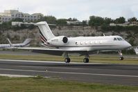 N465QS @ TNCM - N465QS having a late afternoon landing at TNCM - by Daniel Jef