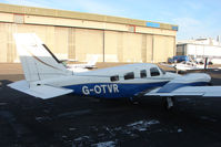 G-OTVR @ EGNX - Piper Seneca at East Midlands - by Terry Fletcher