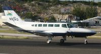 N97AQ @ TNCM - N97QA departing TNCM on runway 10 - by Daniel Jef