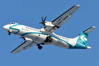 I-ADLT @ LOWL - Air Dolomiti ATR ATR-72-500 approach on RWY27 in LOWL/LNZ - by Janos Palvoelgyi