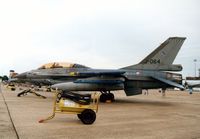 J-064 @ MHZ - F-16BM Falcon of 322 Squadron Royal Netherlands Air Force at the Mildenhall Air Fete of 2000. - by Peter Nicholson