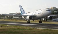 C-FDAT @ TNCM - Air transat A310 landing  at tncm - by Daniel Jef