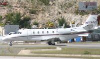 N679QS @ TNCM - N679QS taxing to the holding point A for take off